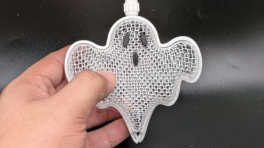 Thermoformed Ghost Halloween Candy Holder, photo 4 of 4 - Thermoformed Ghost Halloween Candy Holder Household