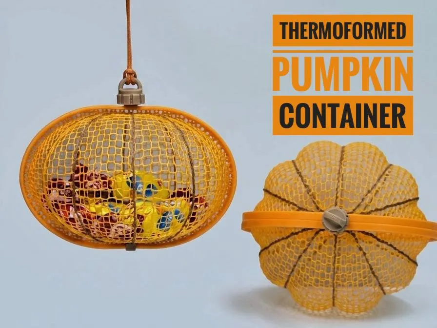 Thermoformed pumpkin containers