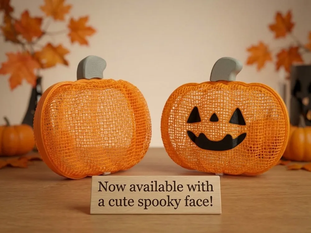 Thermoformed Pumpkin | Halloween Candy Holder