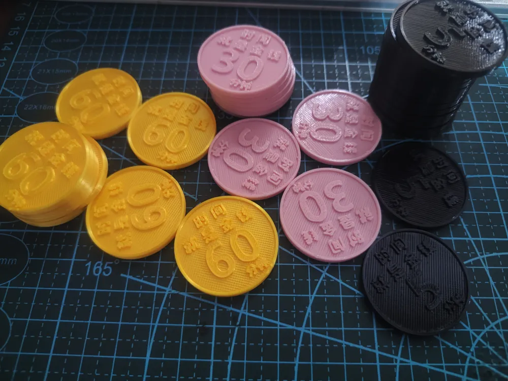 时间代币 - 3D printed Coin & Badges, in stock in India