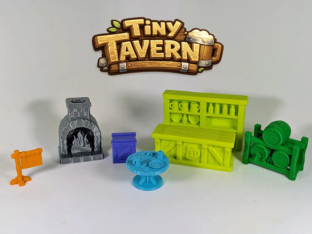 Tiny Tavern - 3D printed Other Miniatures, in stock in India
