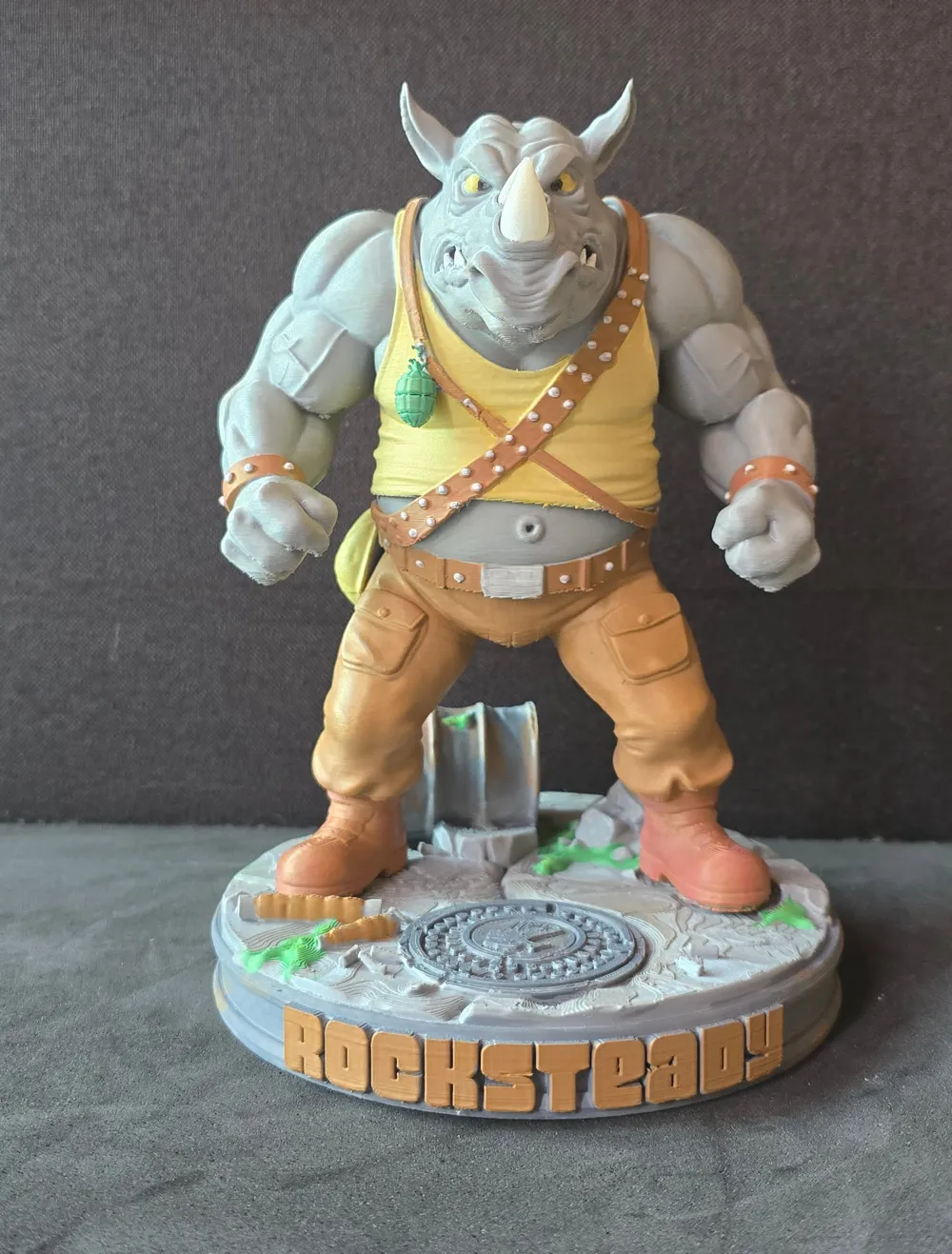 Rocksteady Statue, photo 3 of 5 - Rocksteady Statue Miniatures