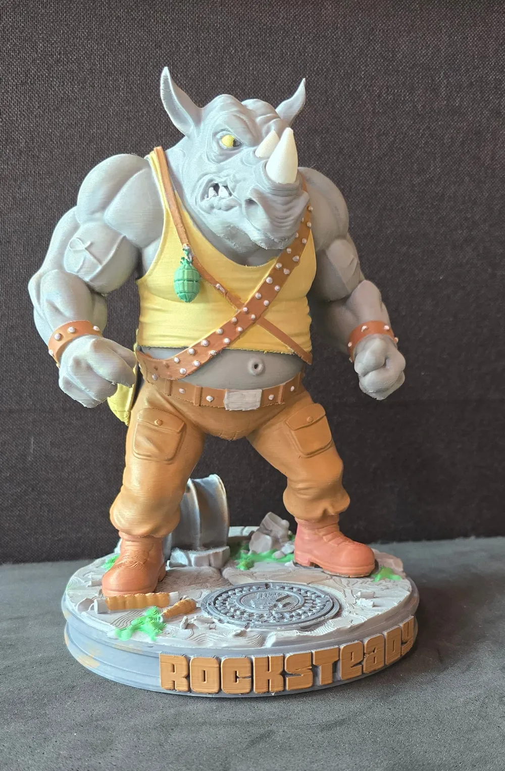 Rocksteady Statue, photo 5 of 5 - Rocksteady Statue Miniatures