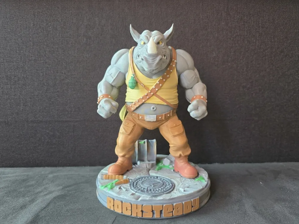 Rocksteady Statue - 3D printed Creatures, in stock in India