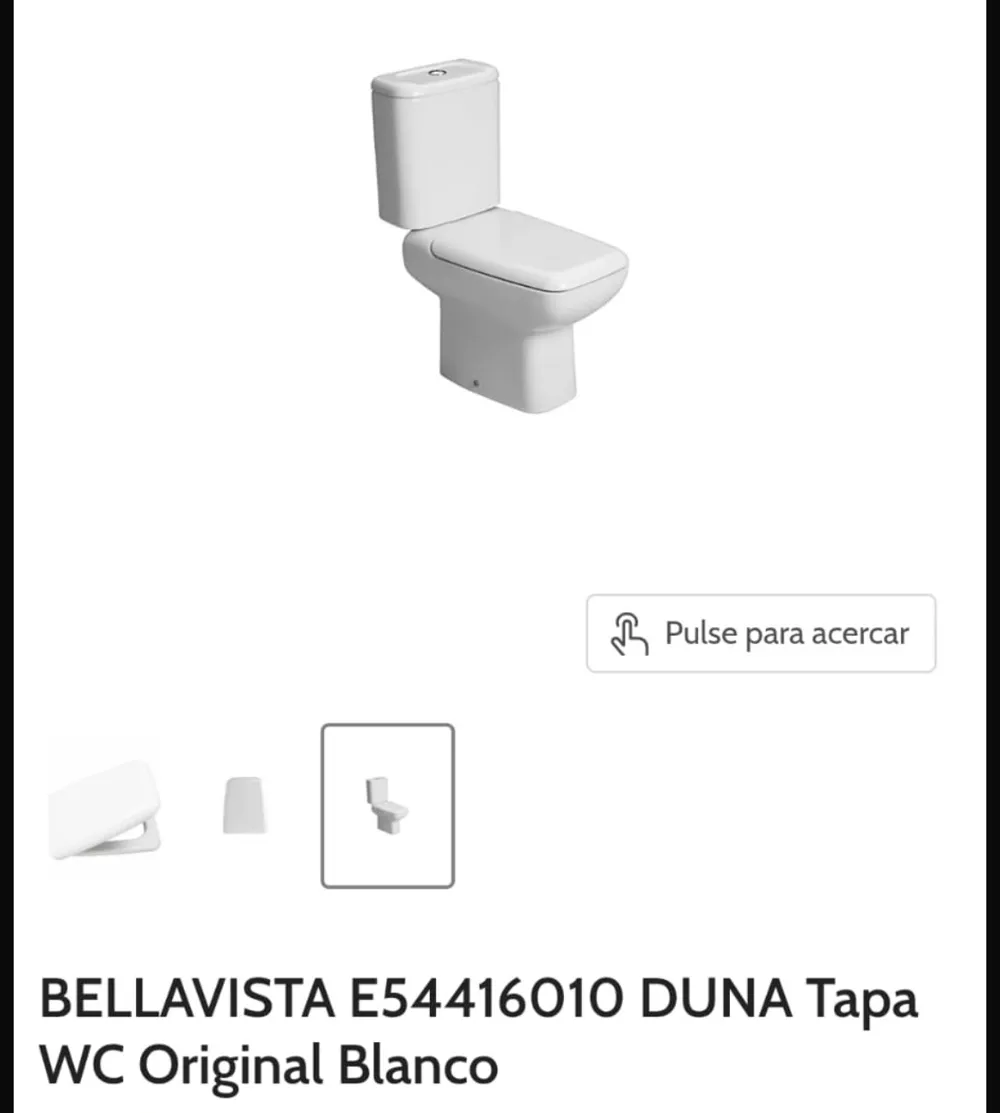 TAPON ASIENTO WATER COMPATIBLE CON BELLAVISTA DUNA, photo 3 of 5 - TAPON ASIENTO WATER COMPATIBLE CON BELLAVISTA DUNA Household