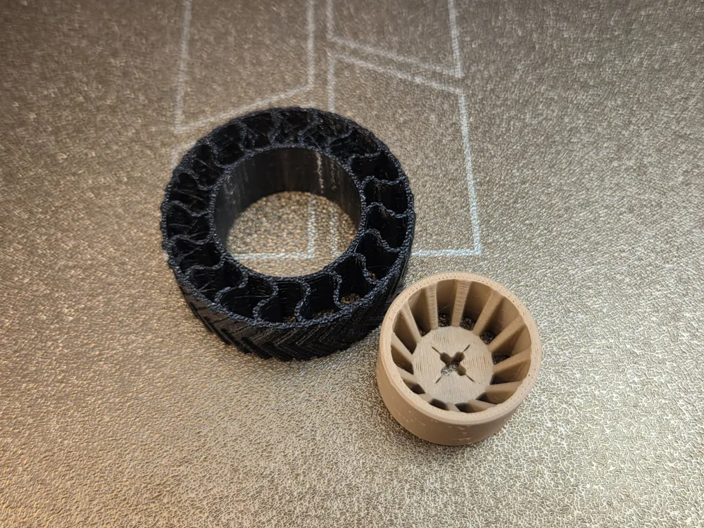 Toy car wheel set 50mm (axle not included), photo 2 of 3 - Toy car wheel set 50mm (axle not included) Hobby & DIY