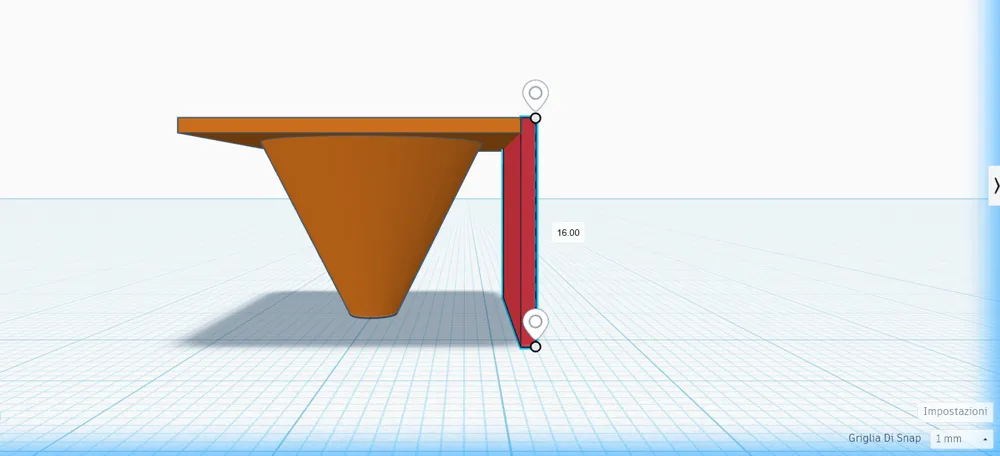 traffic cone vase, photo 3 of 5 - traffic cone vase Household