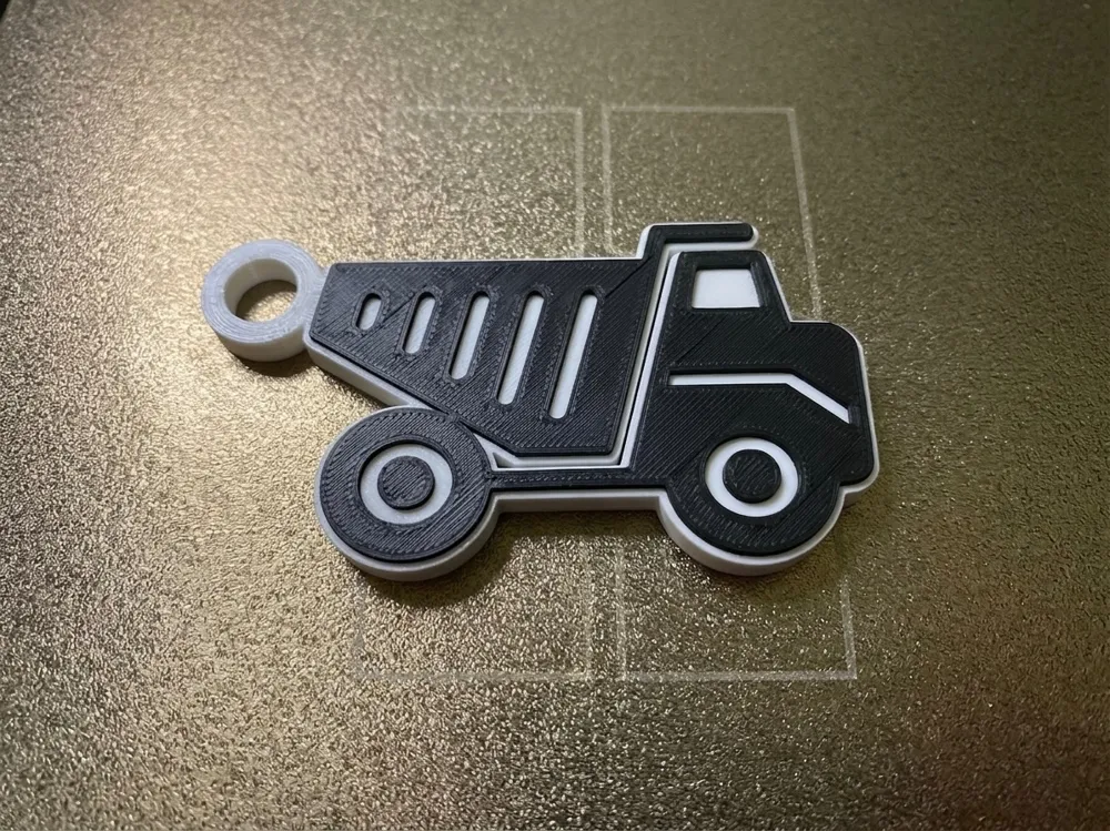 Portachiavi Camion, photo 2 of 2 - Portachiavi Camion Generative 3D Model