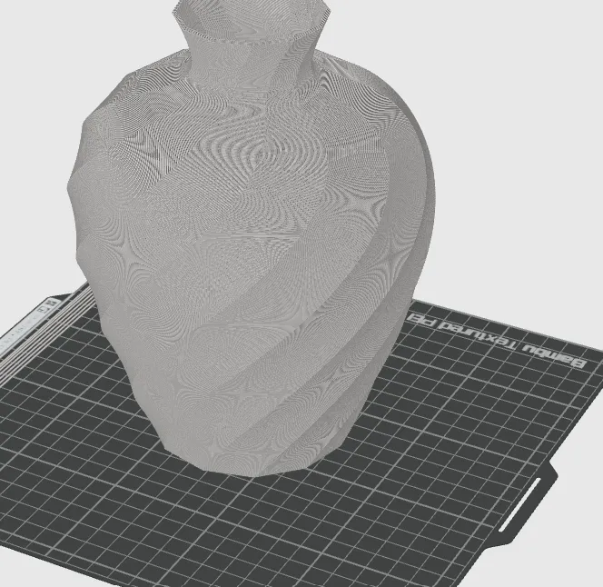 Twisted Japandi Polygon Vase, photo 3 of 4 - Twisted Japandi Polygon Vase Generative Art