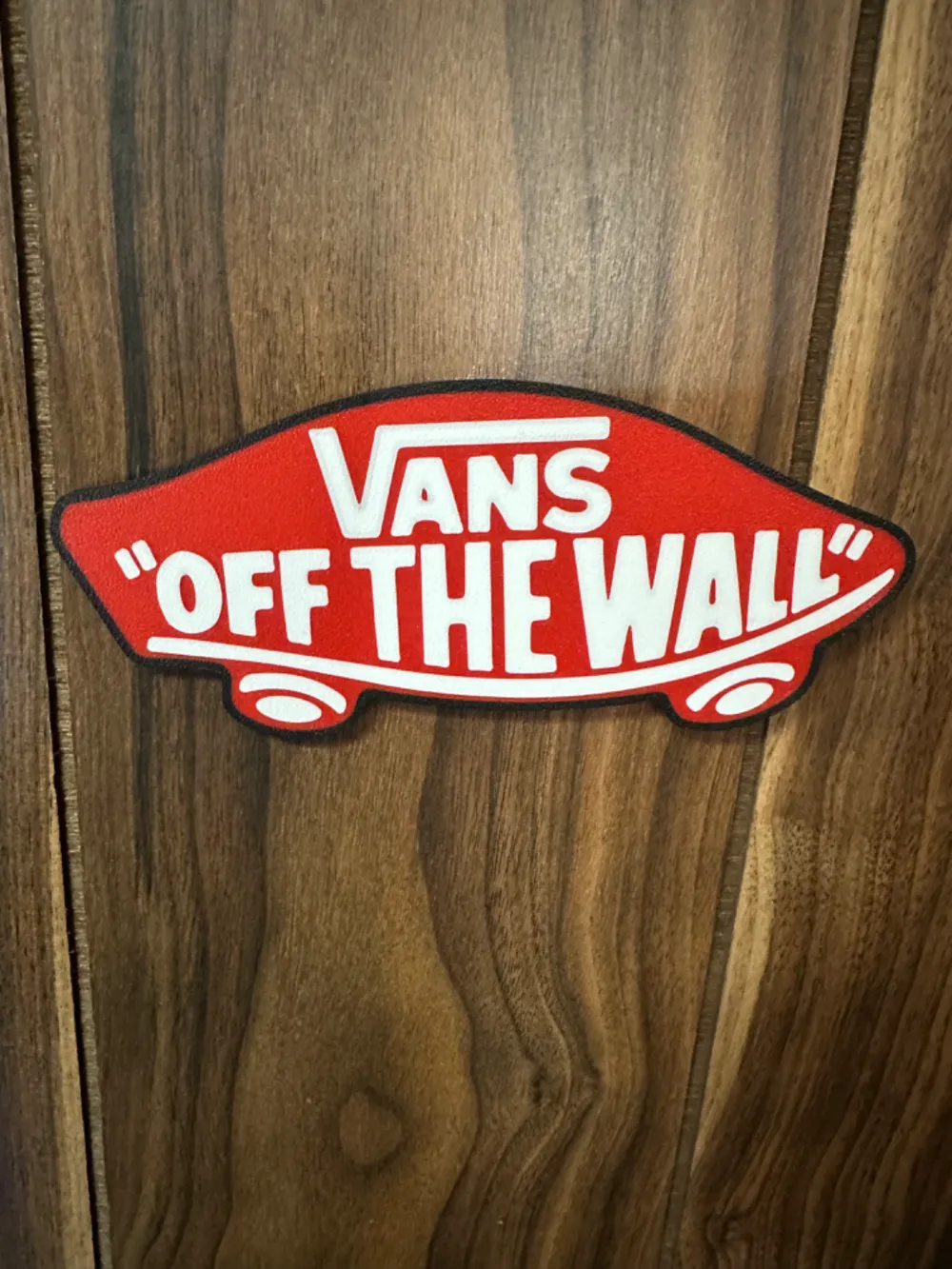 vans skateboard logo lightbox/wall art