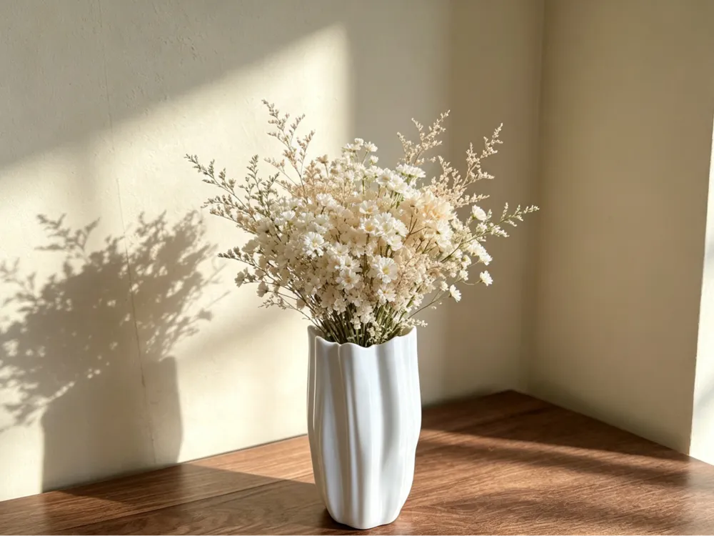 花瓶, , 褶苞 - 3D printed Decor, in stock in India