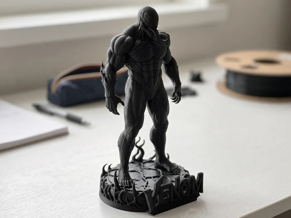 Venom Symbiote Figure, photo 4 of 4 - Venom Symbiote Figure Art