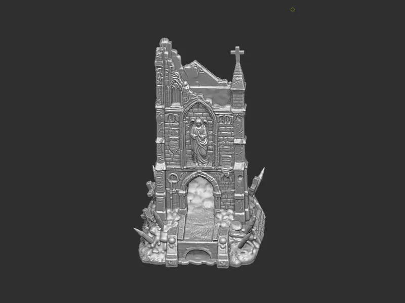 WarTorn Shrine-Trench Crusade Dice Tower & Terrain