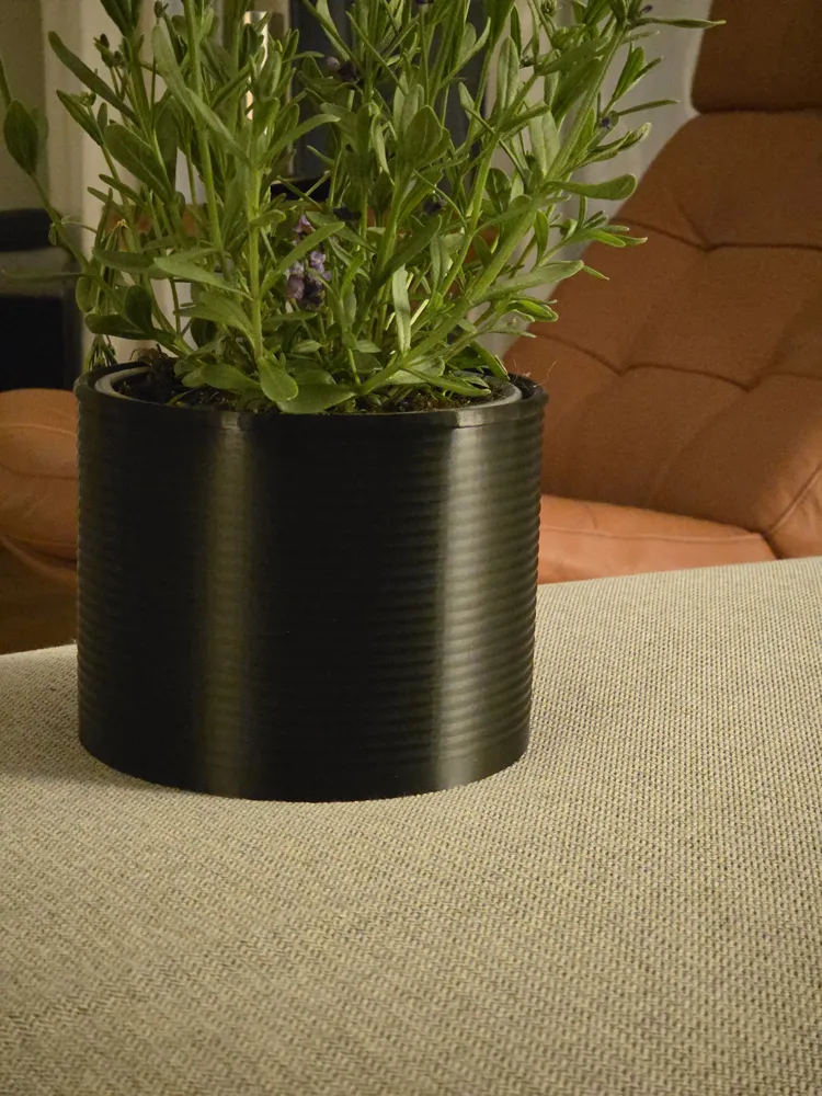 Wave Herb Pot - Solid, photo 2 of 5 - Wave Herb Pot - Solid Household