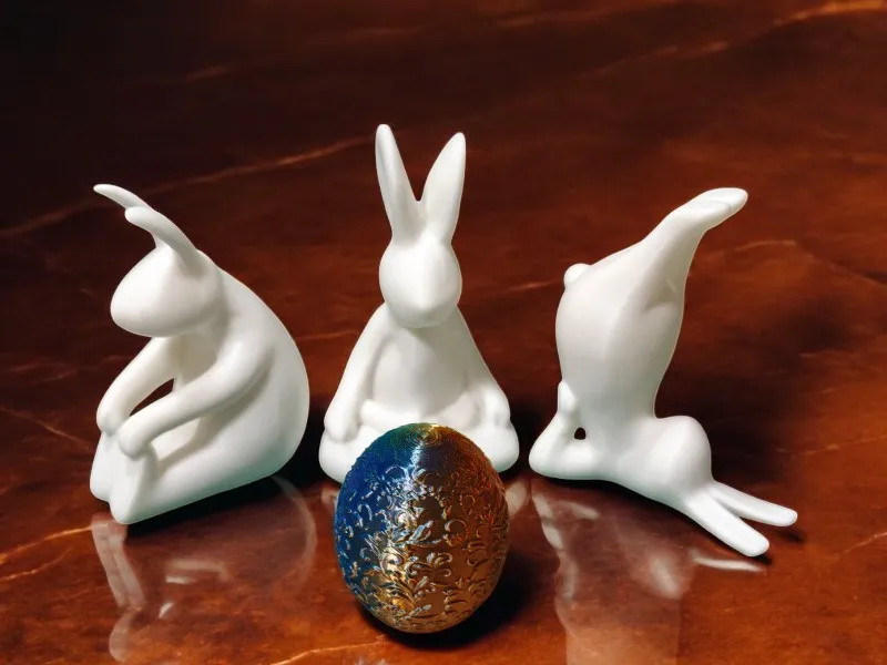 Yoga Bunnies and Eggs