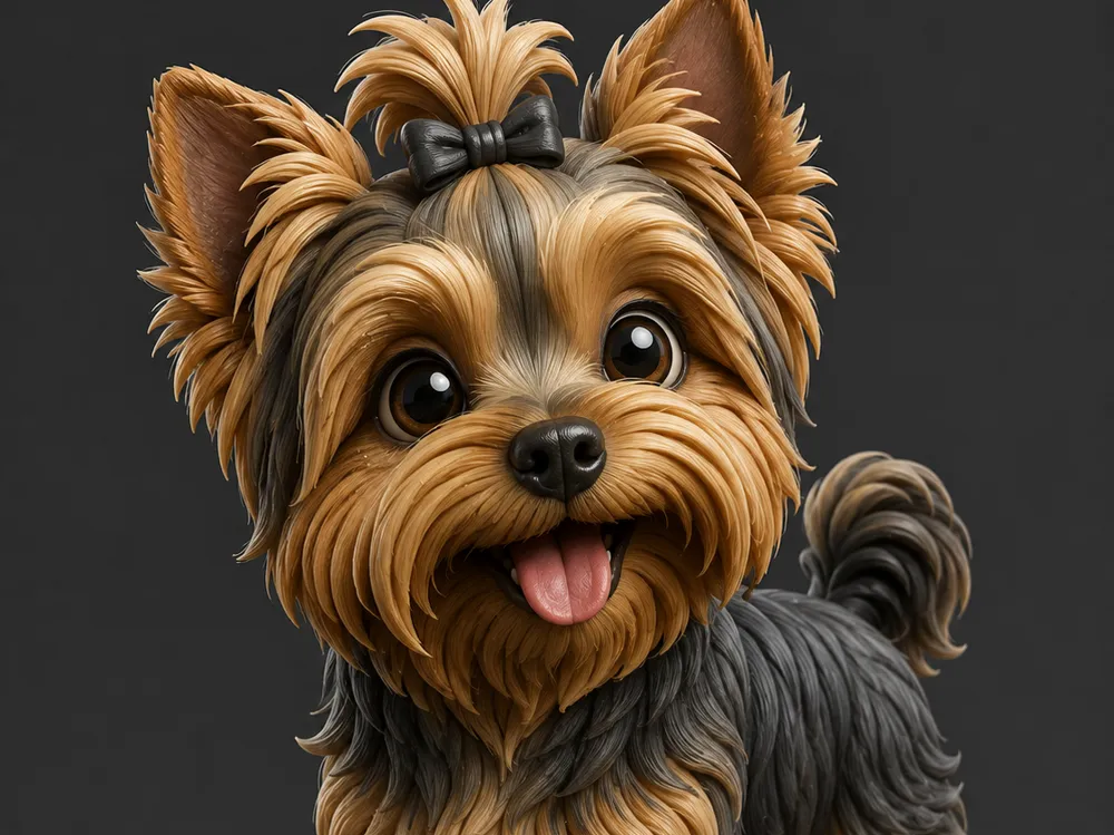 Yorkshire Terrier - 3D printed Animals, in stock in India