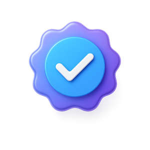 Verified blue tick